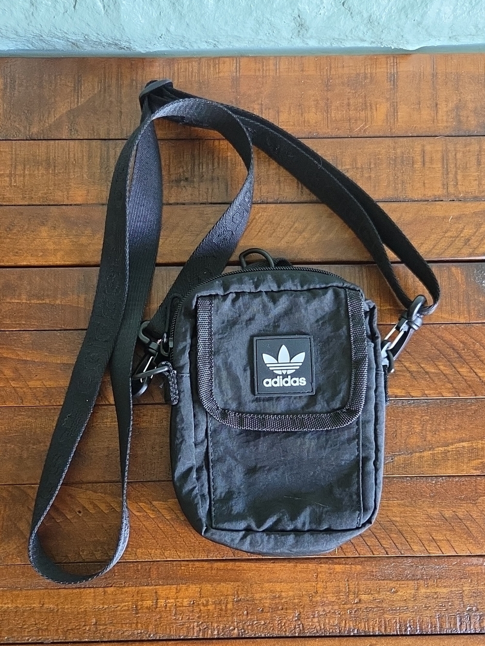 adidas Black Small Crossbody Shoulder Bag